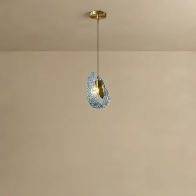 Art Deco Peacock Chandelier – Blue Feather Art Glass Contemporary for Dining Room Bedroom