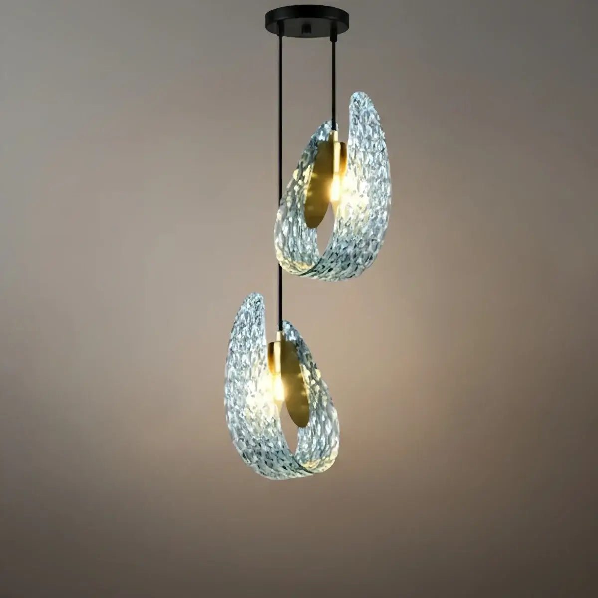 Art Deco Peacock Chandelier