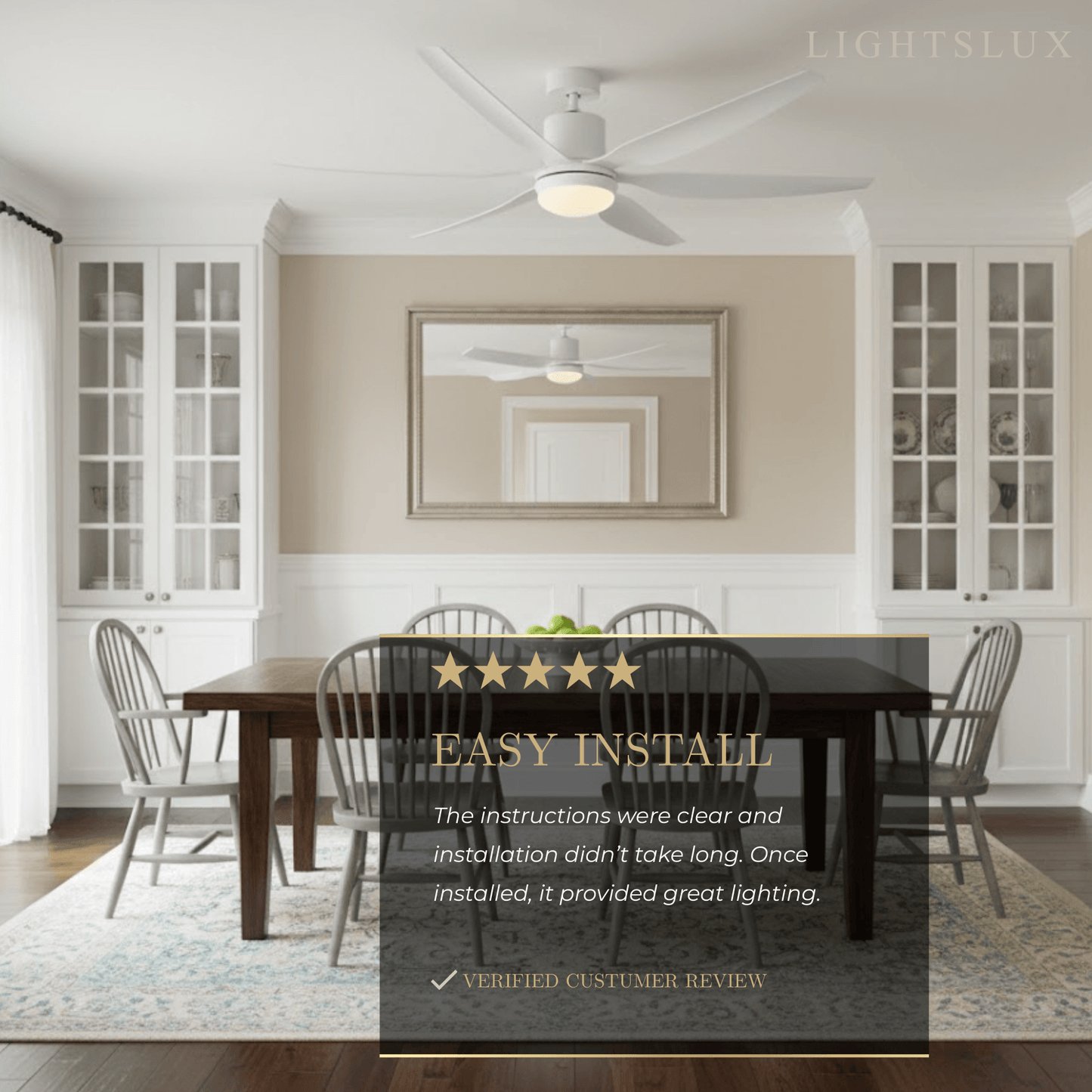 Morandia Modern Ceiling Fan Light 