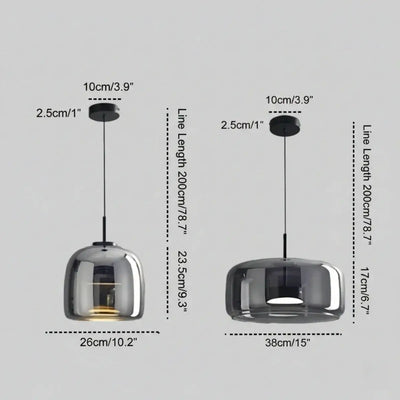Vetro Modern Pendant Light