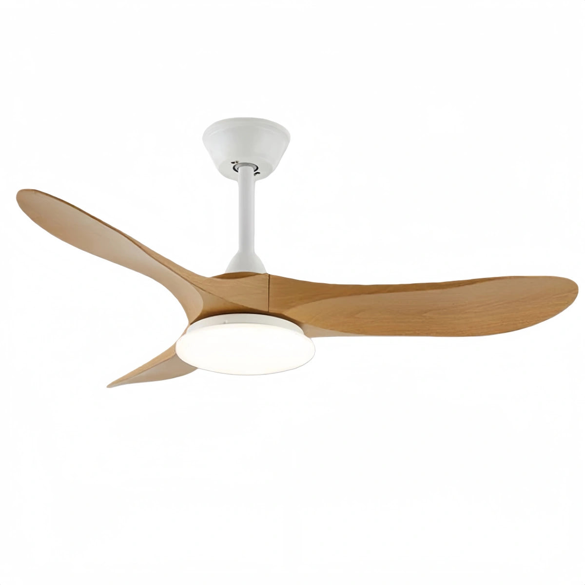 Zenno Modern Wood Ceiling Fan Light – 42” 52” Adjustable Airflow & Light Dining Room