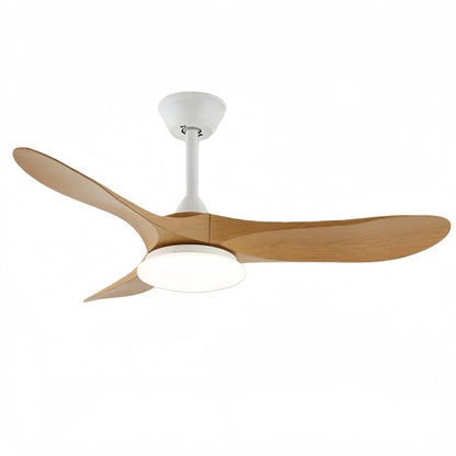 Zenno Modern Wood Ceiling Fan Light – 42” 52” Adjustable Airflow & Light Dining Room
