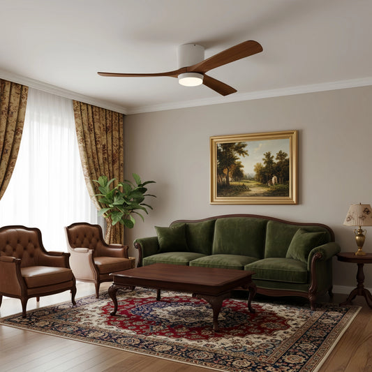 Lunara Nordic Ceiling Fan Light