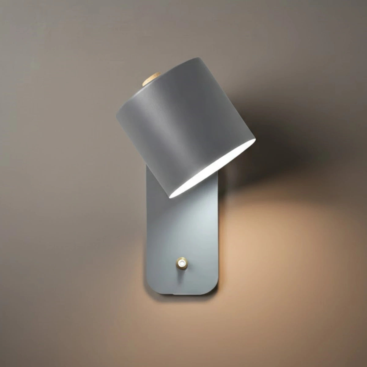 Modern Wall Lamp – Rotatable Cylinder Macaron Color Palette for Bedroom Living Room