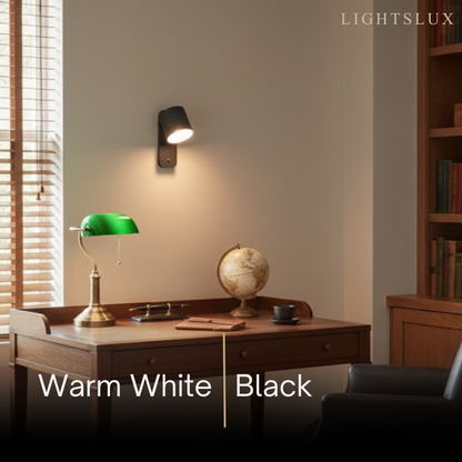 Modern Wall Lamp – Rotatable Cylinder Macaron Color Palette for Bedroom Living Room