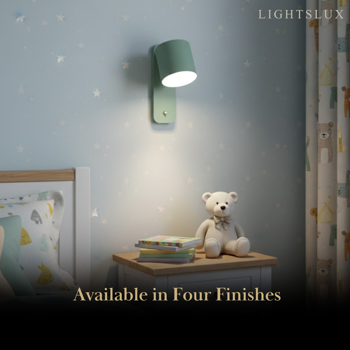 Modern Wall Lamp – Rotatable Cylinder Macaron Color Palette for Bedroom Living Room