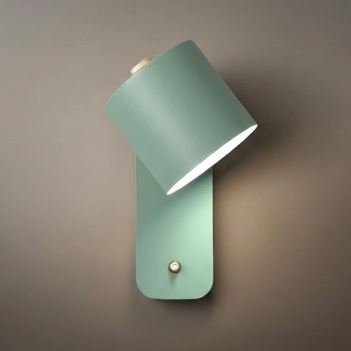 Modern Wall Lamp – Rotatable Cylinder Macaron Color Palette for Bedroom Living Room