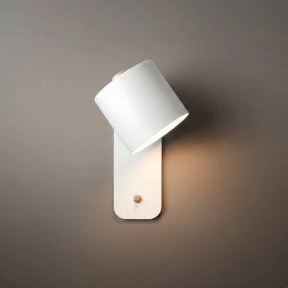 Modern Wall Lamp – Rotatable Cylinder Macaron Color Palette for Bedroom Living Room