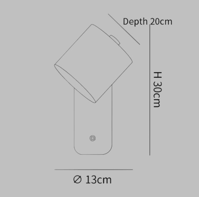 Modern Wall Lamp – Rotatable Cylinder Macaron Color Palette for Bedroom Living Room