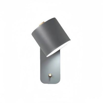Modern Wall Lamp – Rotatable Cylinder Macaron Color Palette for Bedroom Living Room