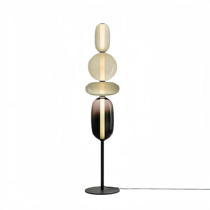 Prisma Modern Floor Lamp – Hand-Blown Crystal Interactive Design