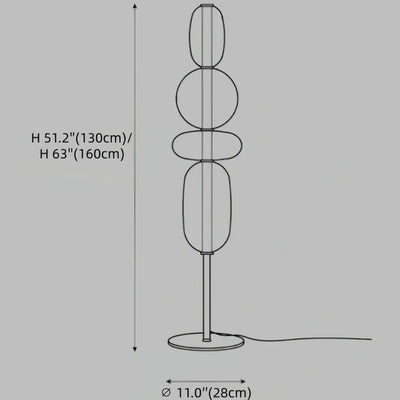 Prisma Modern Floor Lamp – Hand-Blown Crystal Interactive Design