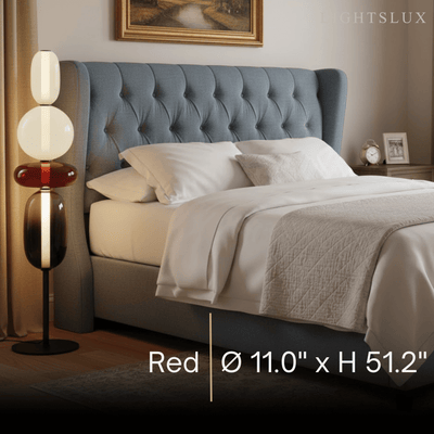 Prisma Modern Floor Lamp – Hand-Blown Crystal Interactive Design