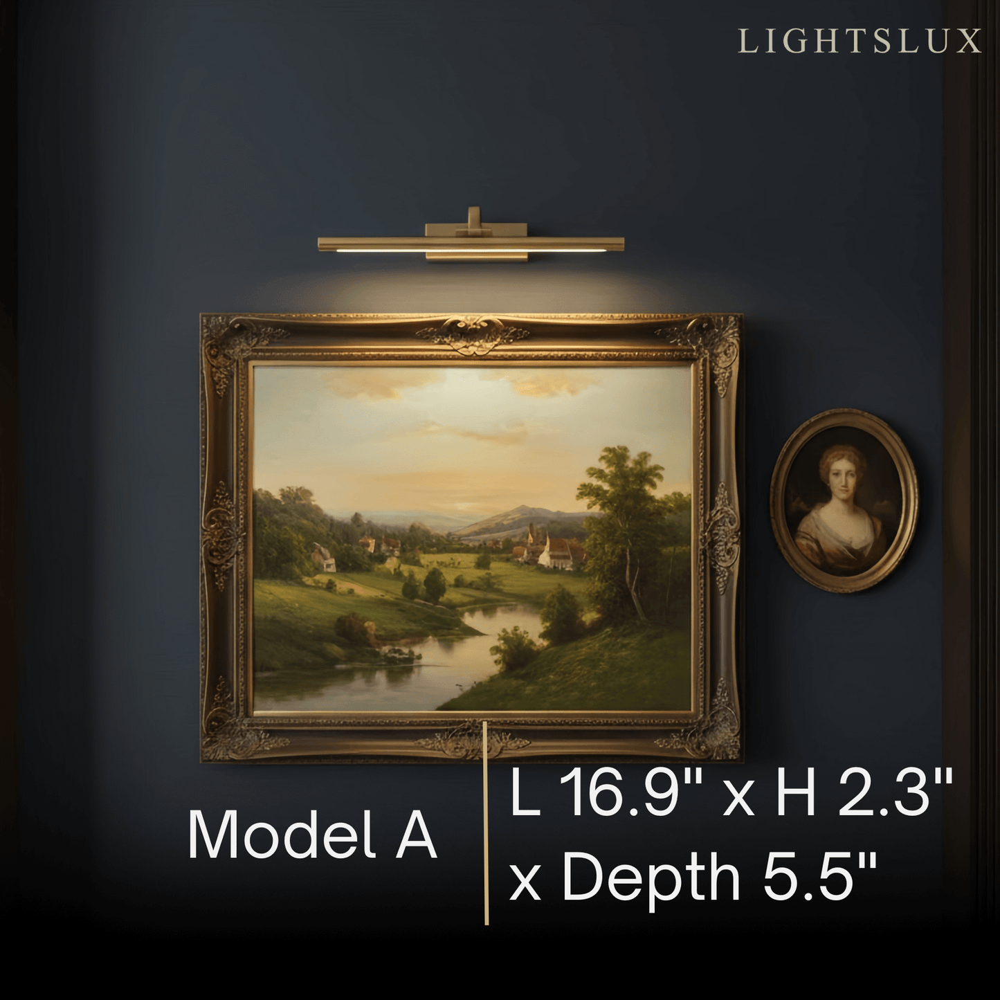 Arcato Modern Adjustable Wall Lamp — Polished Brass Integrated LED
