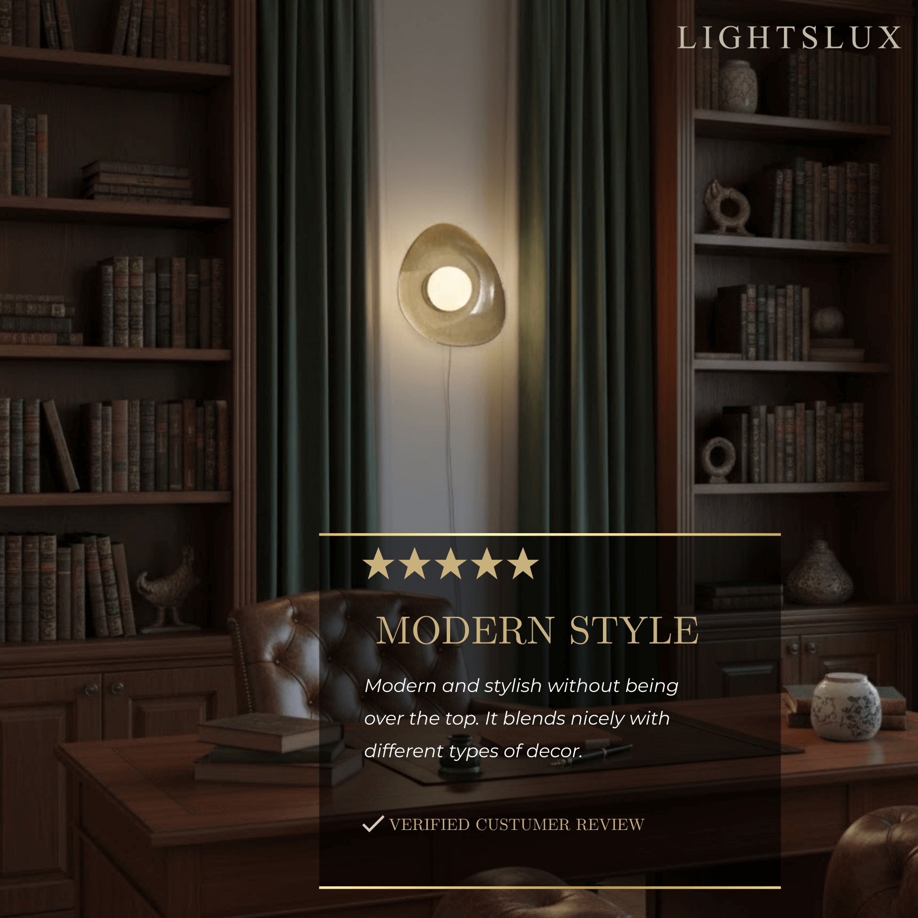  Wall Light — Handcrafted Ceramic & Translucent Glass for Living Room
