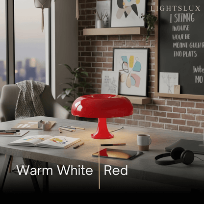 Mahara Mid-Century Modern Mushroom Table Lamp