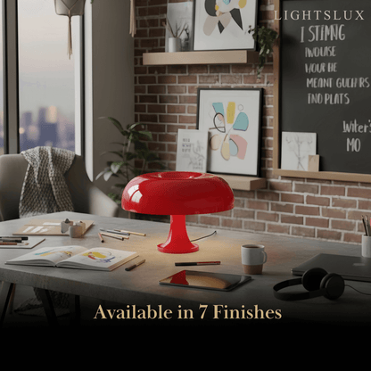 Mahara Mid-Century Modern Mushroom Table Lamp