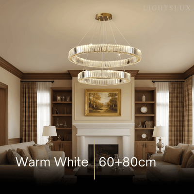 Modern Interlaced Ring Pendant Light 