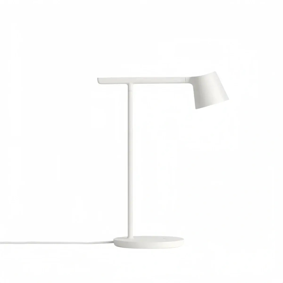 Minimalist Adjustable Table Lamp — Opal Acrylic 