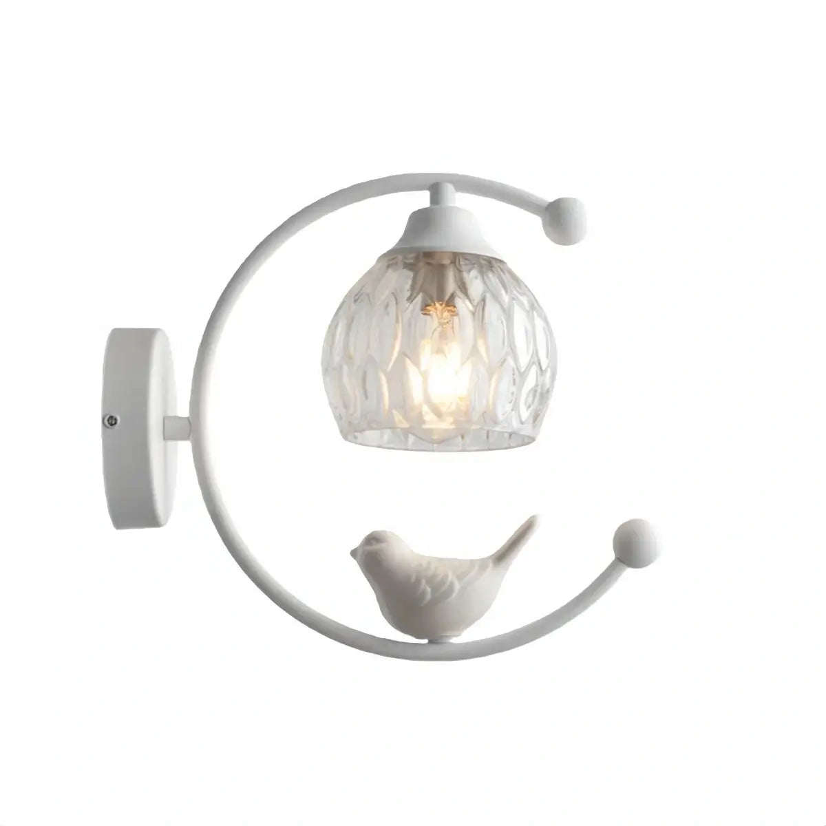 Artistic Ceramic Bird Wall Lamp