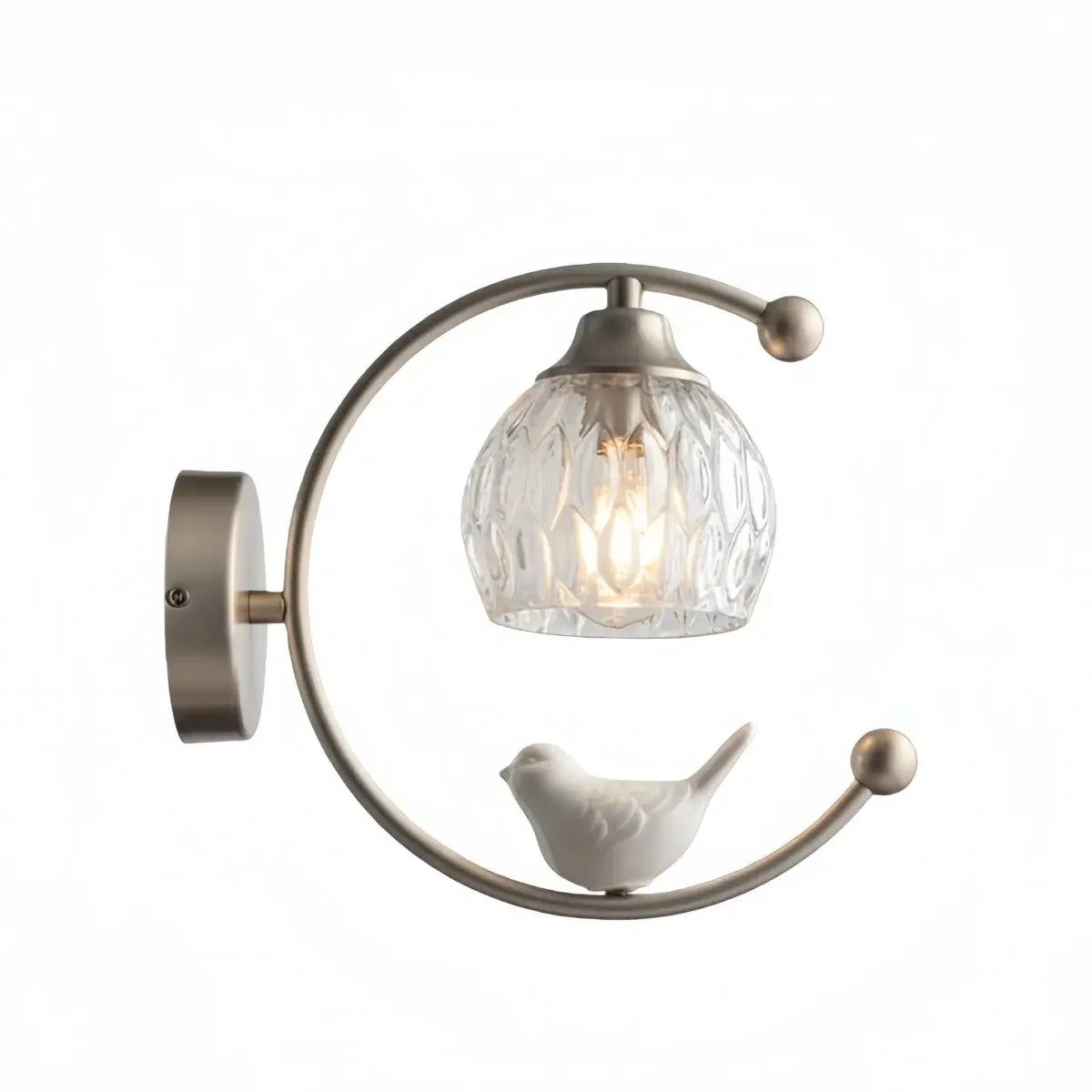 Artistic Ceramic Bird Wall Lamp