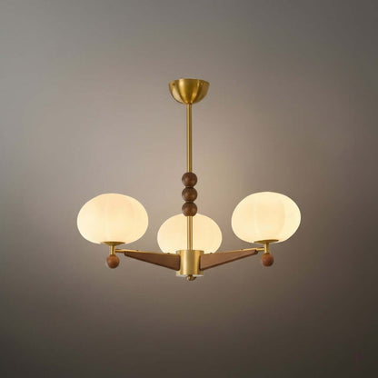 Mid-Century Modern Starburst Chandelier 