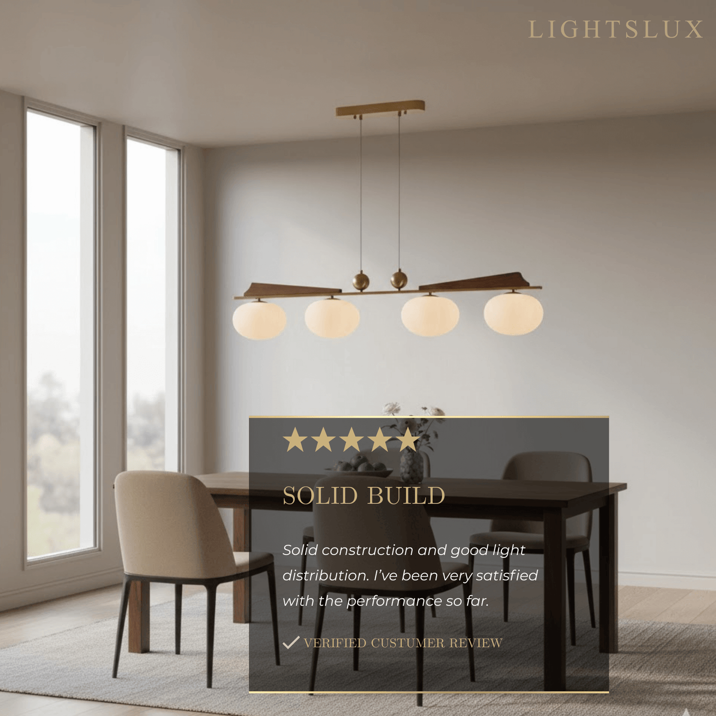 Mid-Century Modern Starburst Chandelier 