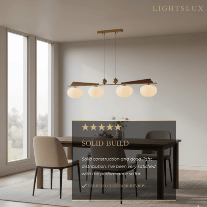 Mid-Century Modern Starburst Chandelier 