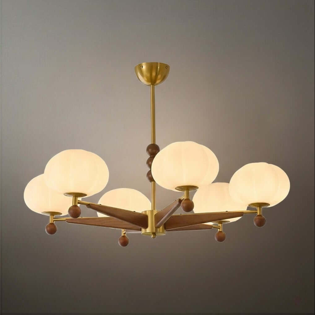 Mid-Century Modern Starburst Chandelier 