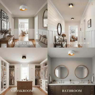 Modern Industrial Sphere Ceiling Light