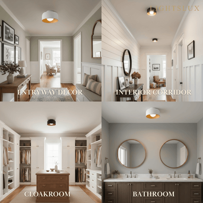 Modern Industrial Sphere Ceiling Light