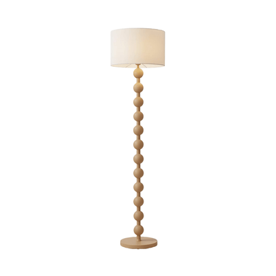 Solid Ash Wood Floor Lamp 