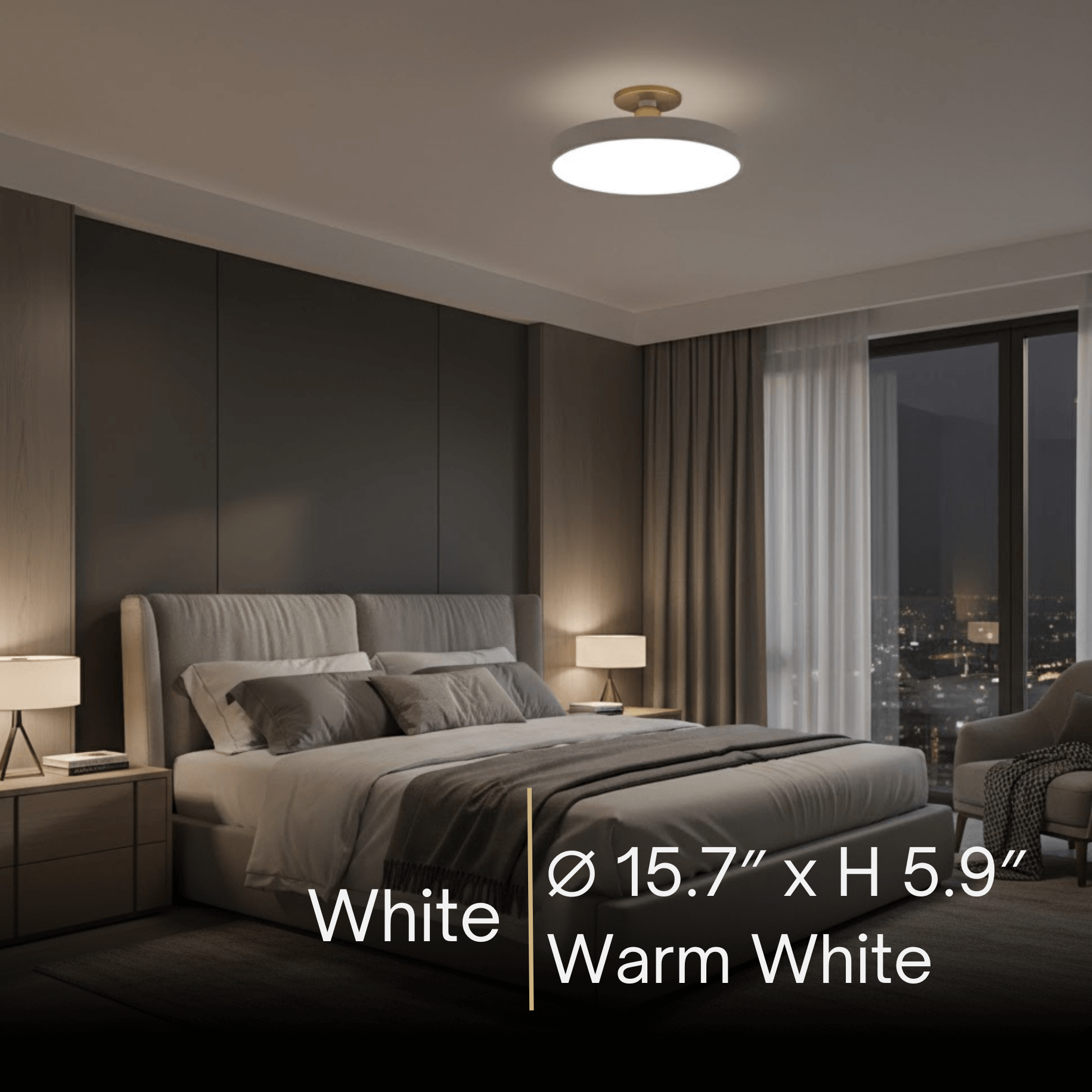 Modern Flush Mount Ceiling Light