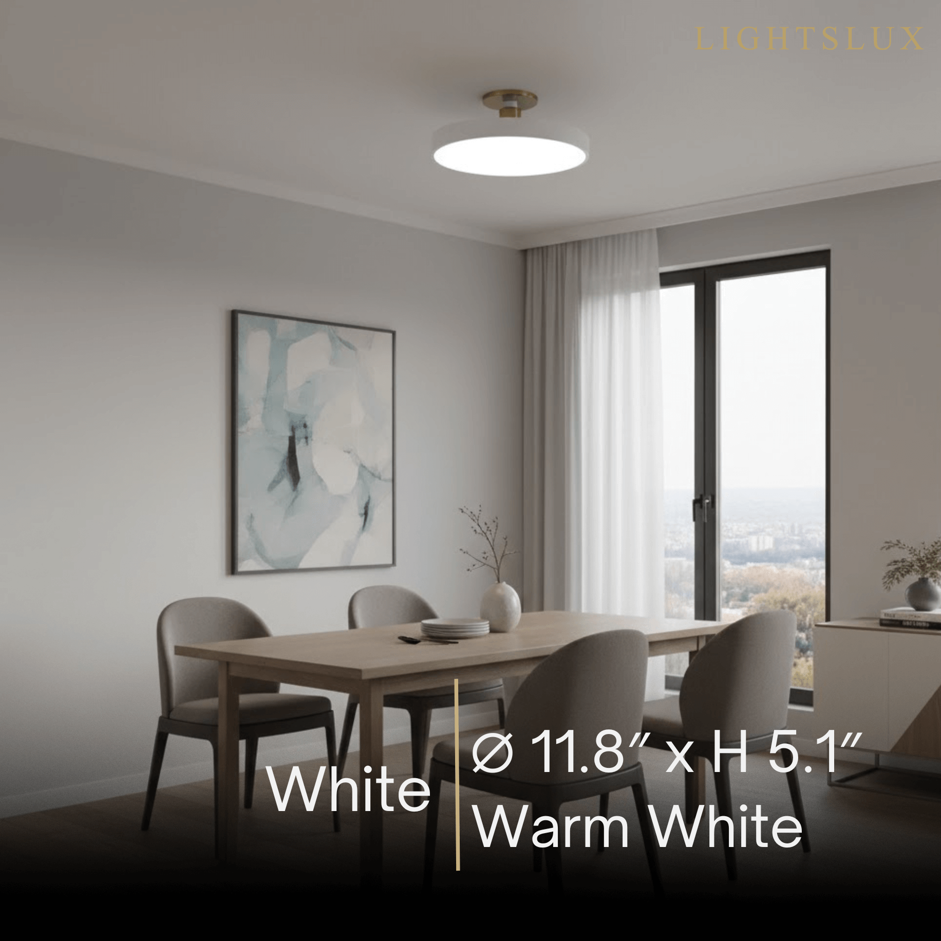 Modern Flush Mount Ceiling Light