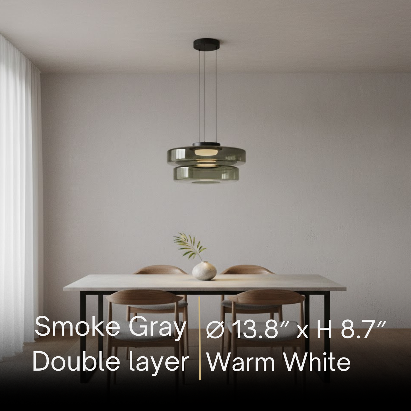 Modern Glass Pendant Light 