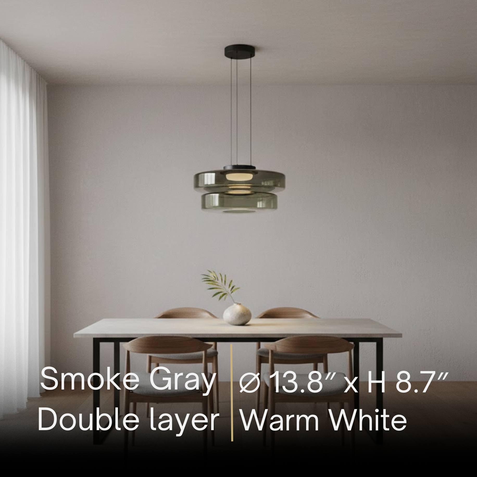 Modern Glass Pendant Light 