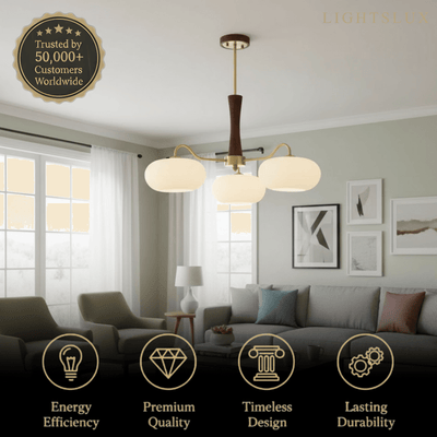 Pendant Light – Mulberry Silk White Globe Ceiling Lamp for Living Room