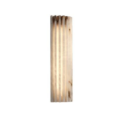 Modern Alabaster Wall Light – White Natural Stone 