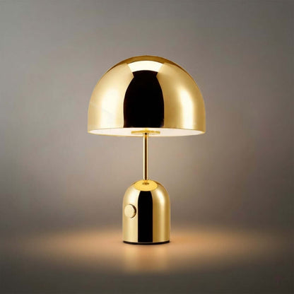 Modern Bell Table Lamp – Metal Dome Desk Light