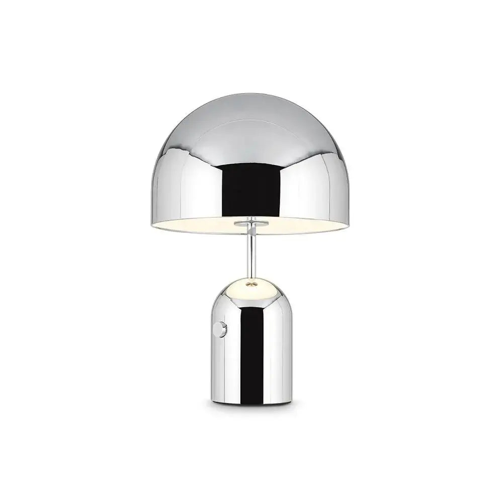 Modern Bell Table Lamp – Metal Dome Desk Light