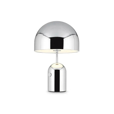 Modern Bell Table Lamp – Metal Dome Desk Light