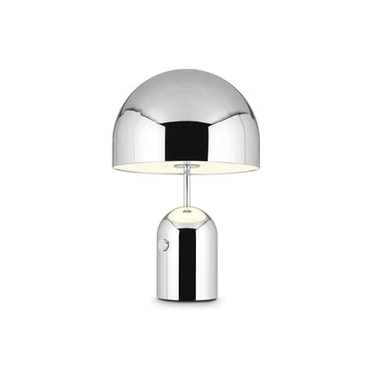 Modern Bell Table Lamp – Metal Dome Desk Light