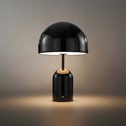 Modern Bell Table Lamp – Metal Dome Desk Light