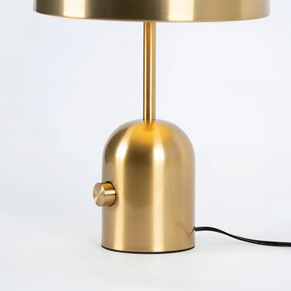 Modern Bell Table Lamp – Metal Dome Desk Light