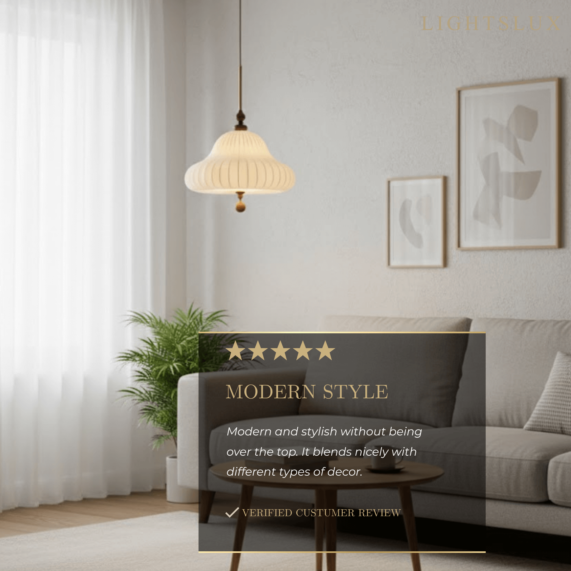 Modern Fabric Pendant Light – Sculptural Flower Ceiling Lamp for Dining Room