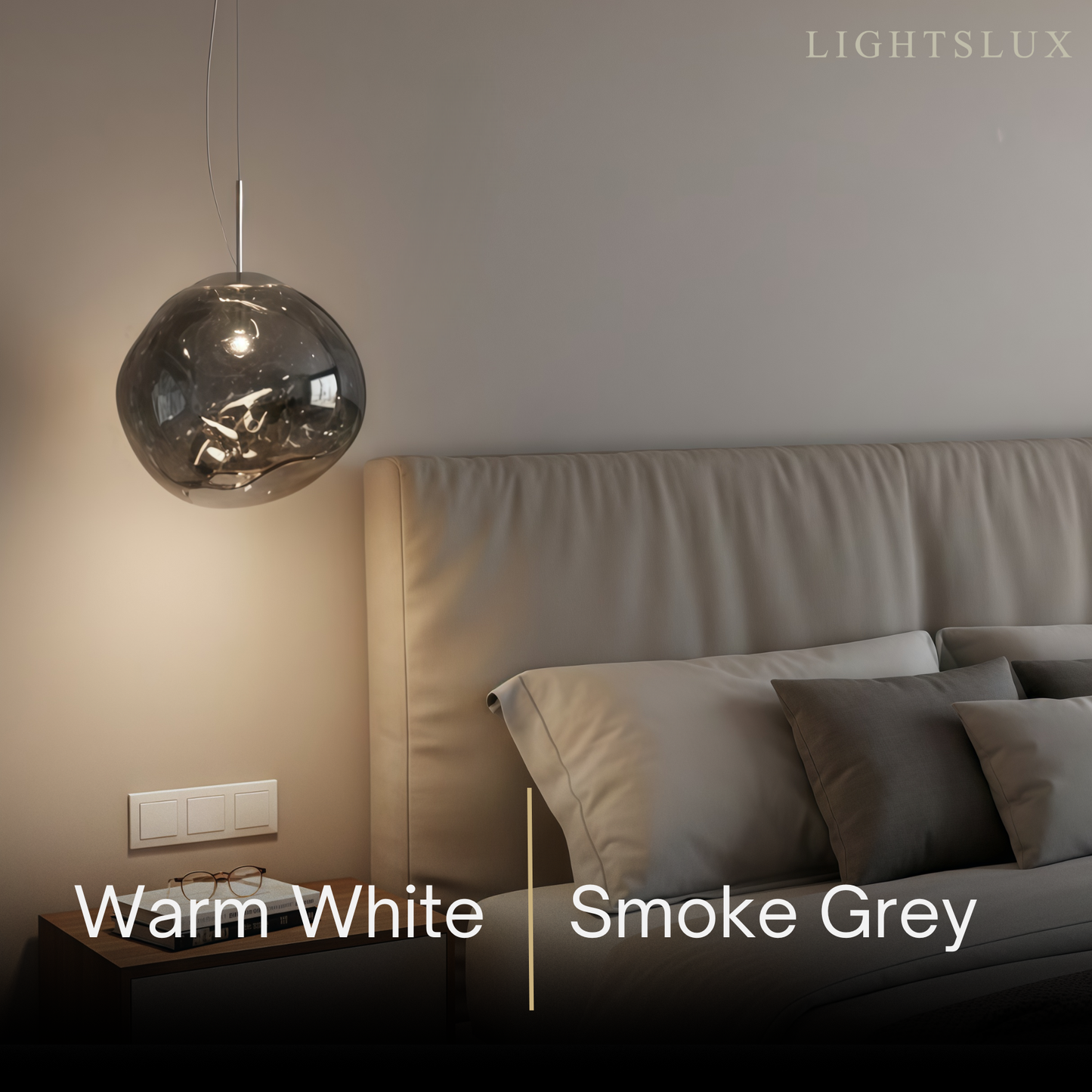 Contemporary Twisted Pendant Lamp — Mirror Finish in 4 Color for Dining Room/Living Room