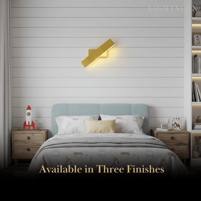 Arcato Modern Rectangular Wall Lamp for Bedroom