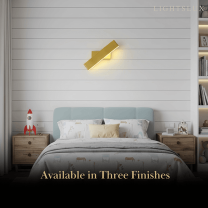 Arcato Modern Rectangular Wall Lamp for Bedroom