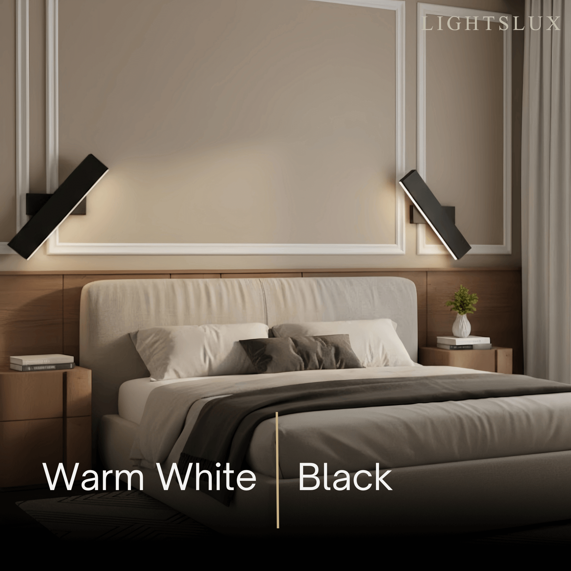 Arcato Modern Rectangular Wall Lamp for Bedroom 