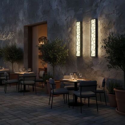 Art Deco Waterproof Wall Light in 8 Size for Yard/Terrace